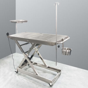 Veterinarska miza iz nerjavečega jekla KM-01