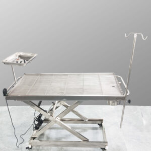 Veterinarska miza iz nerjavečega jekla KM-01