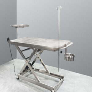 Veterinarska miza iz nerjavečega jekla KM-01