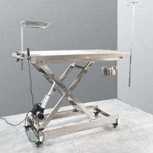 Veterinarska miza iz nerjavečega jekla KM-01